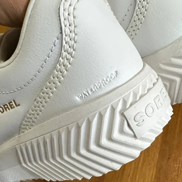 Sorel waterproof Cream and White Low-Top Sneakers - Picture 9 of 10